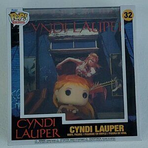 Funko Pop Albums Cyndi Lauper "She's So Unusual" Album Fugure with Case #32
